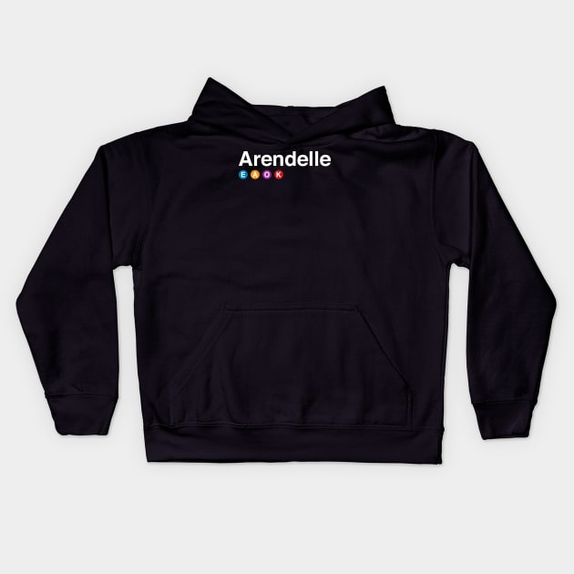 Arendelle Kids Hoodie by huckblade